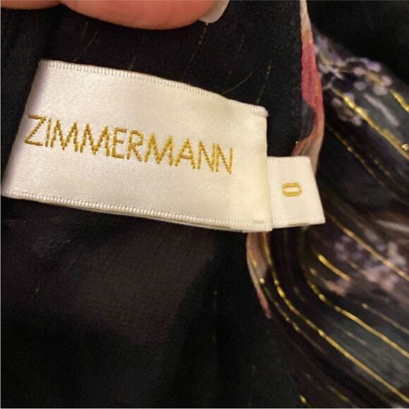 Zimmermann 100% silk Floral Halter Neck Dress, XS - Picture 12 of 13